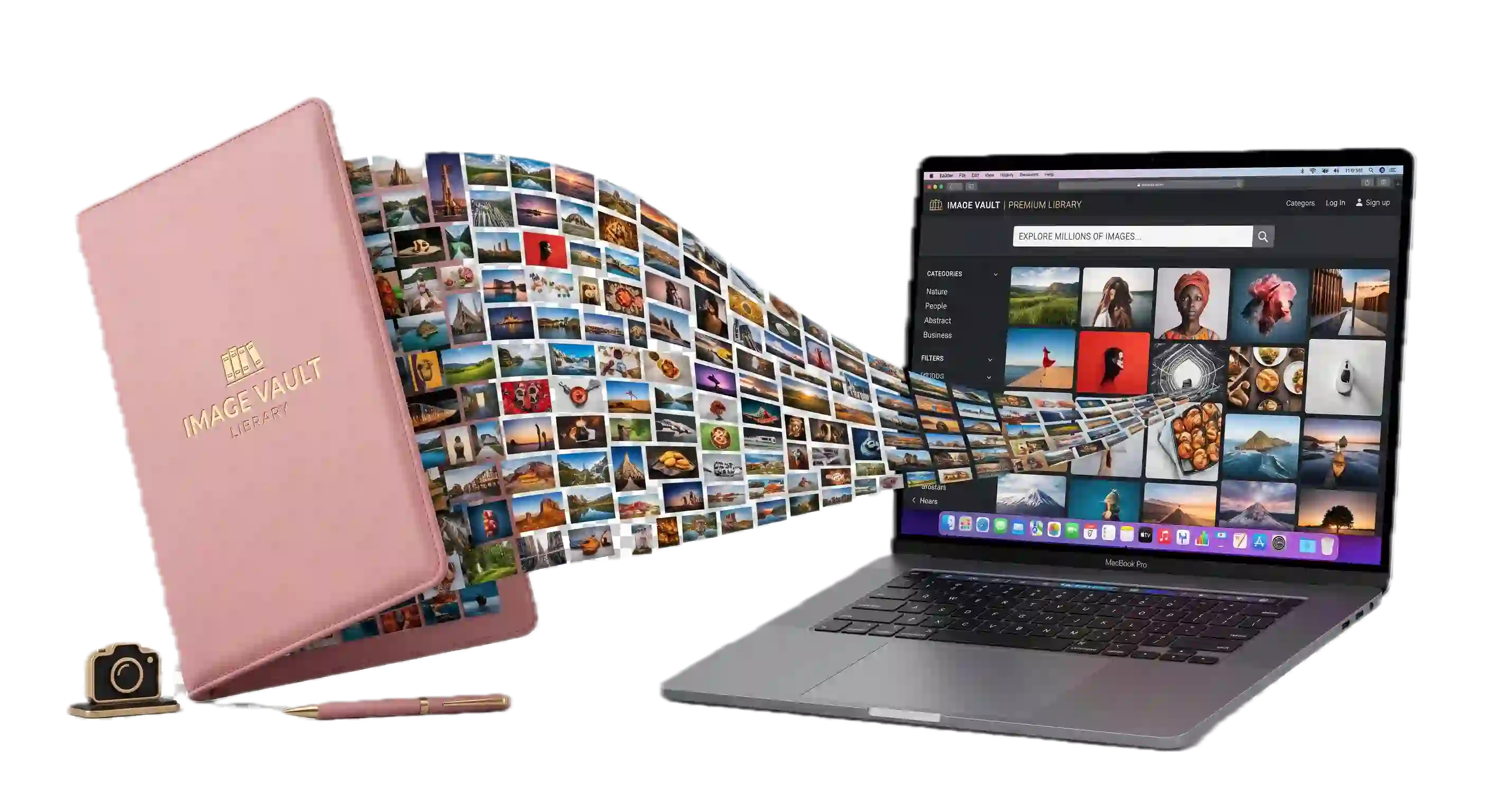 Bônus 5: Biblioteca Premium com 15 Mil Imagens